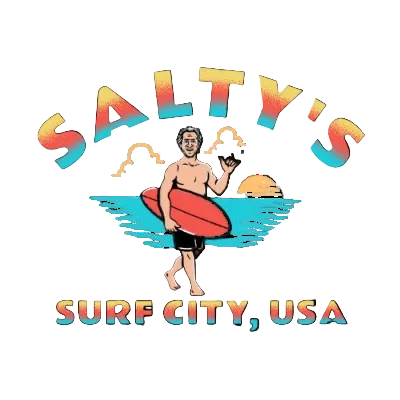 Logo for Salty's Surf City, USA