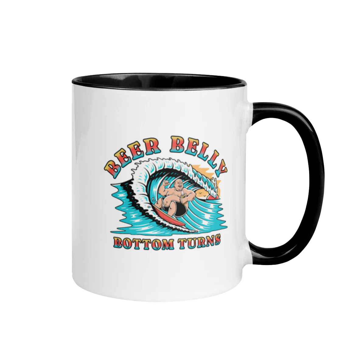 Beer Belly Bottom Turns Mug (color)
