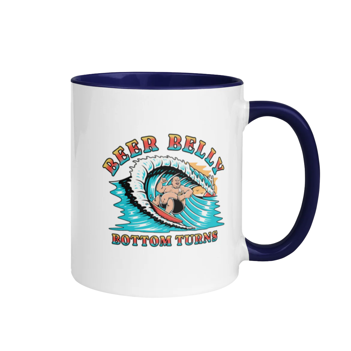 Beer Belly Bottom Turns Mug (color)