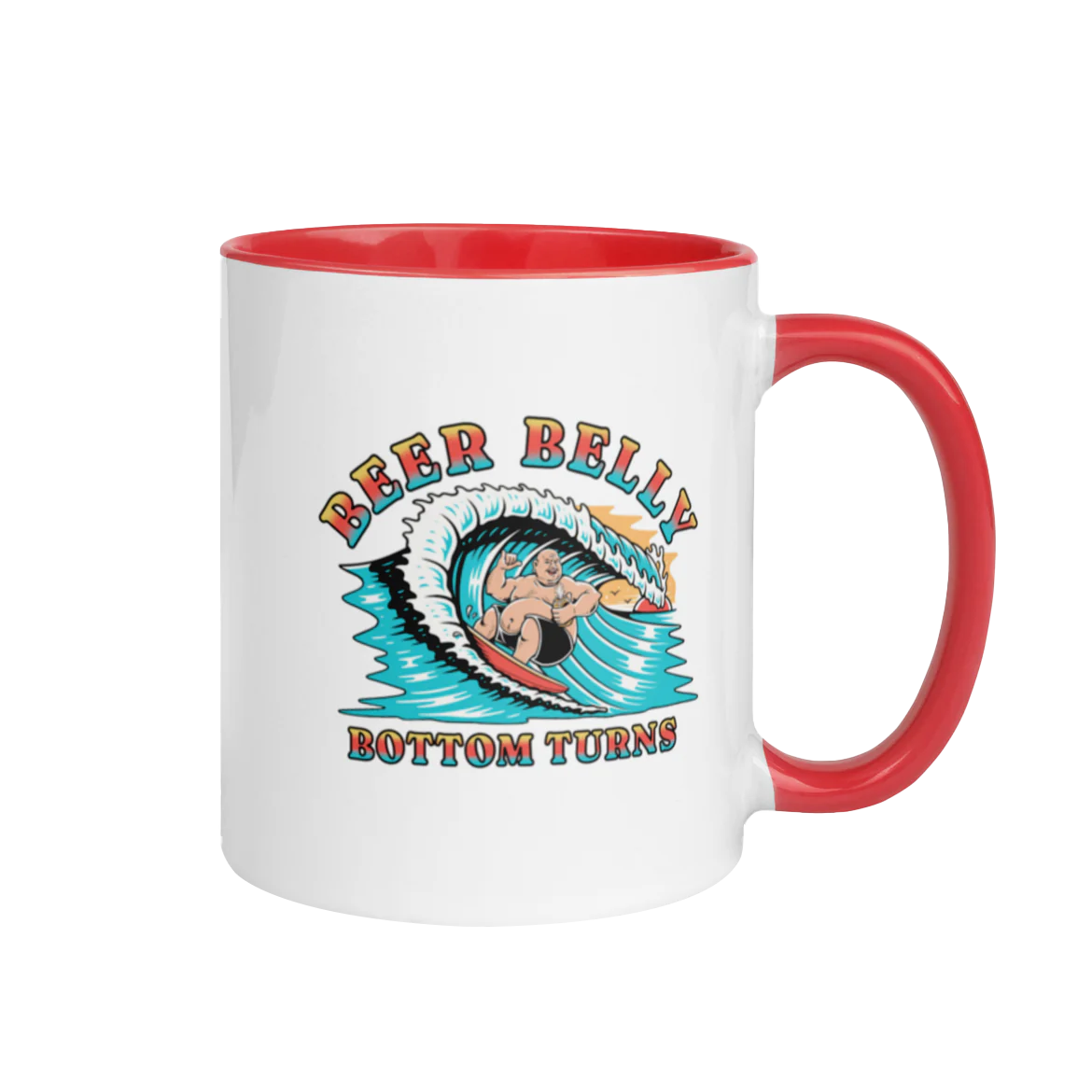 Beer Belly Bottom Turns Mug (color)