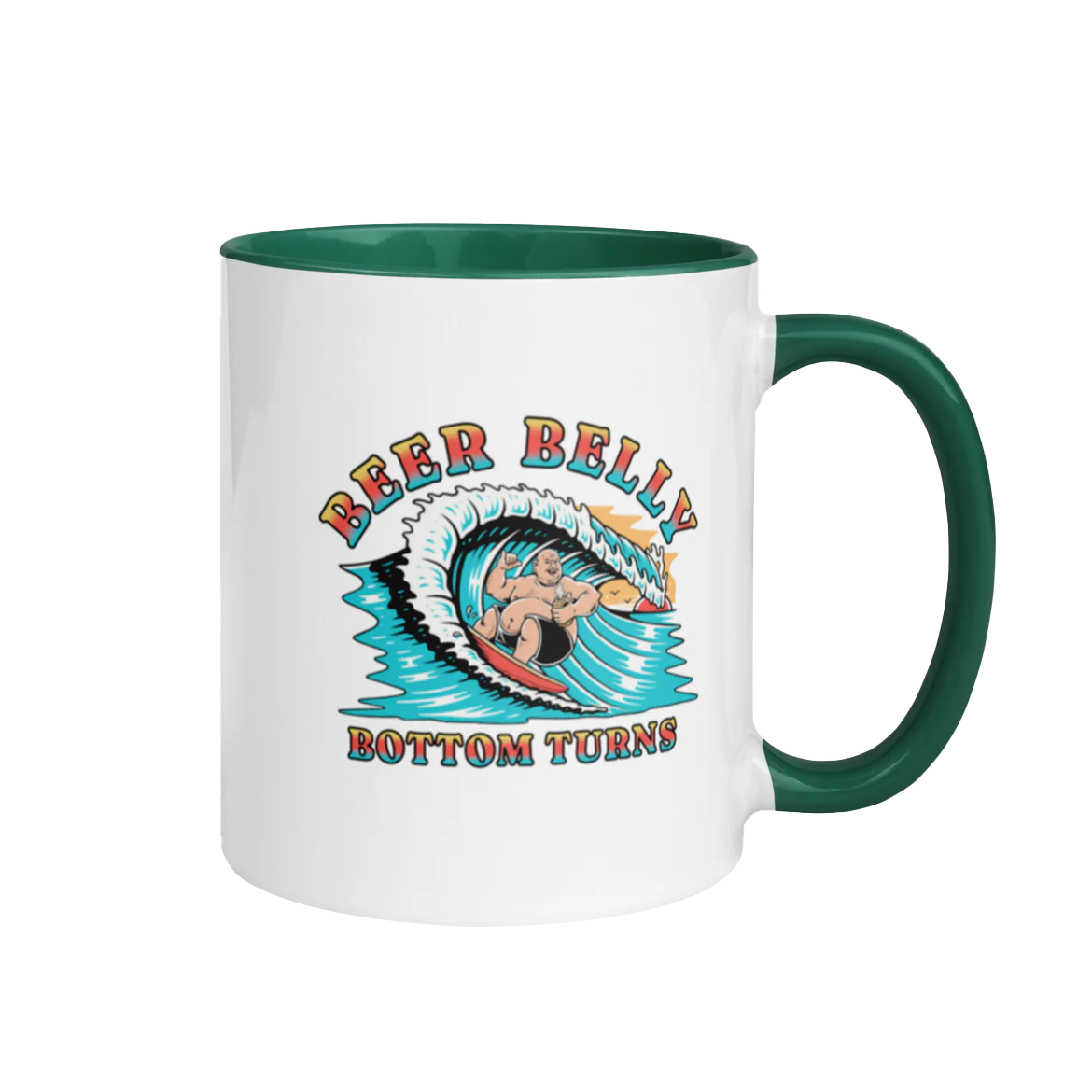 Beer Belly Bottom Turns Mug (color)