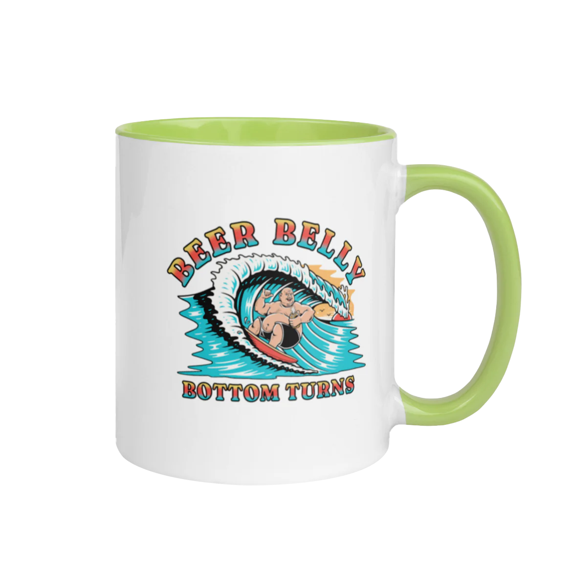 Beer Belly Bottom Turns Mug (color)