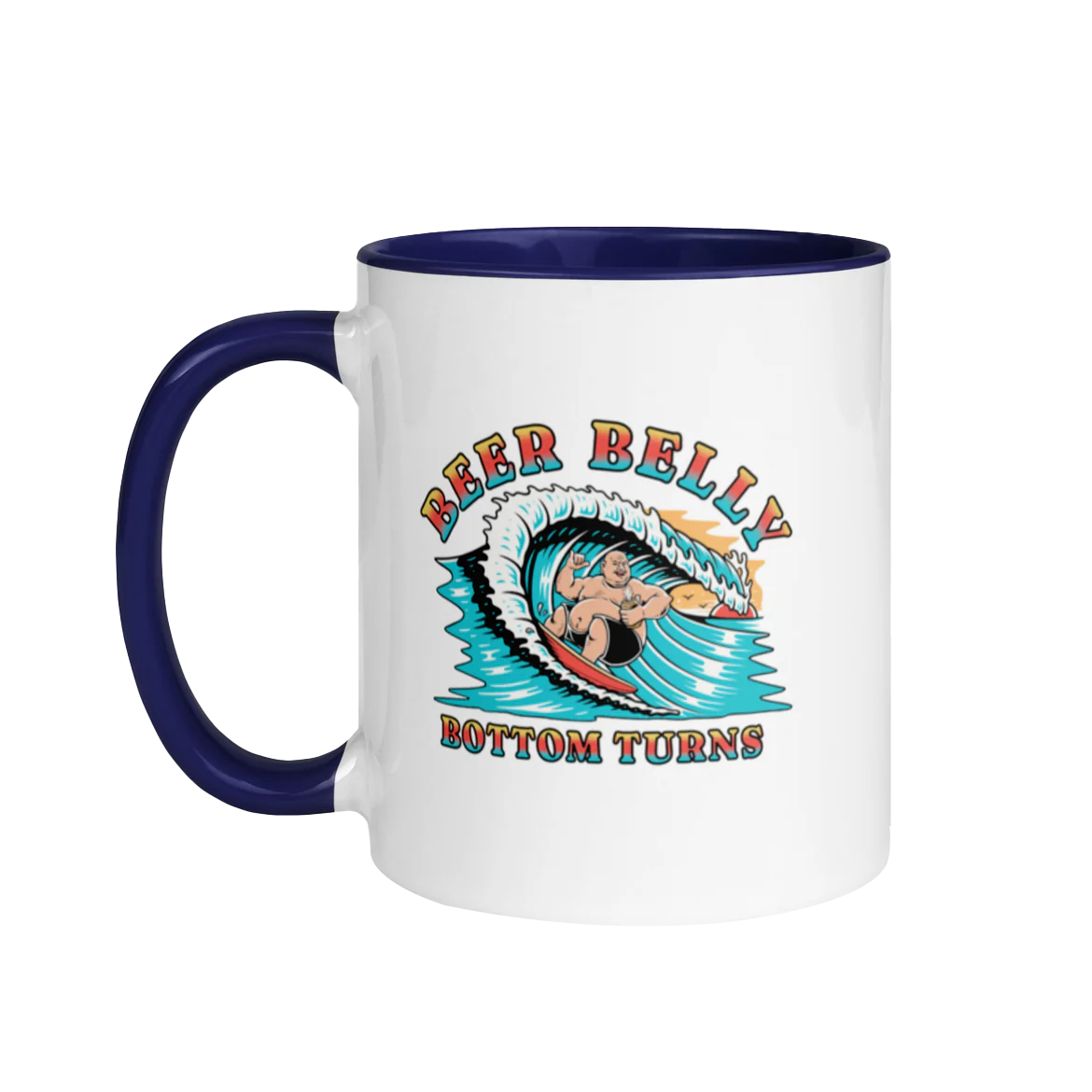 Beer Belly Bottom Turns Mug (color)